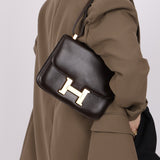 Hermès 1976 Chocolate Constance 23 GHW - FashioNica