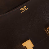 Hermès 1976 Chocolate Constance 23 GHW - FashioNica