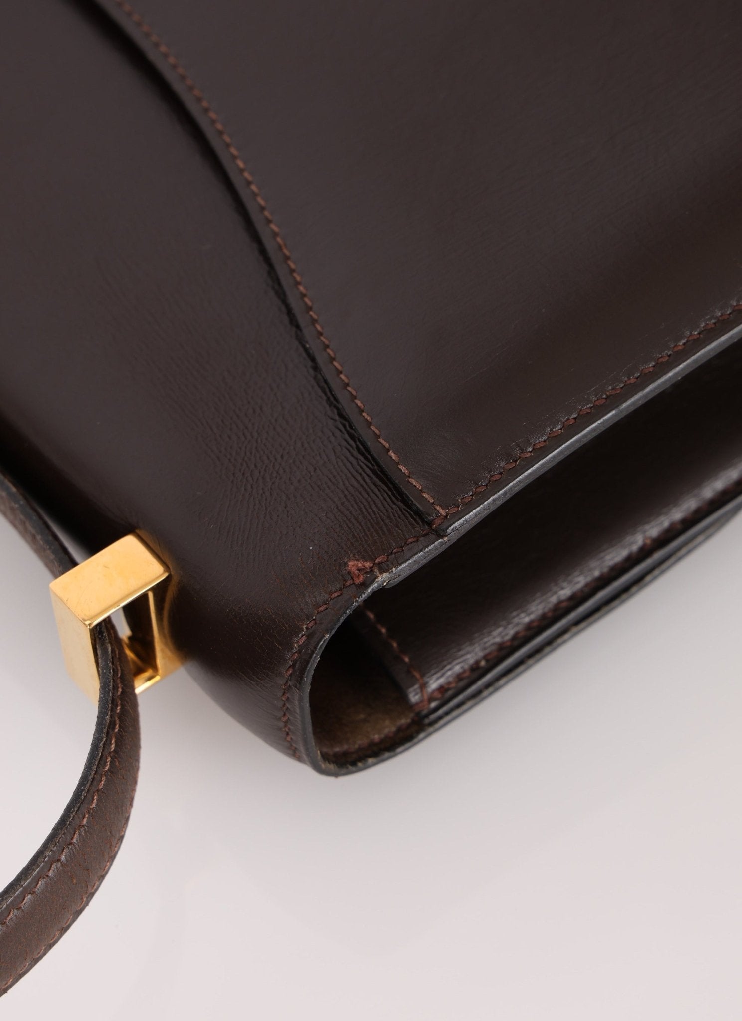 Hermès 1976 Chocolate Constance 23 GHW - FashioNica