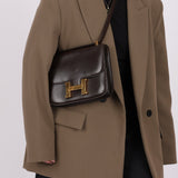 Hermès 1976 Chocolate Constance 23 GHW - FashioNica