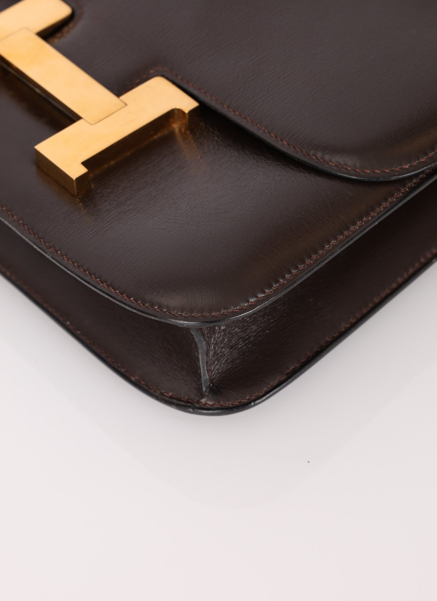 Hermès 1976 Chocolate Constance 23 GHW - FashioNica