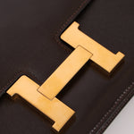 Hermès 1976 Chocolate Constance 23 GHW - FashioNica