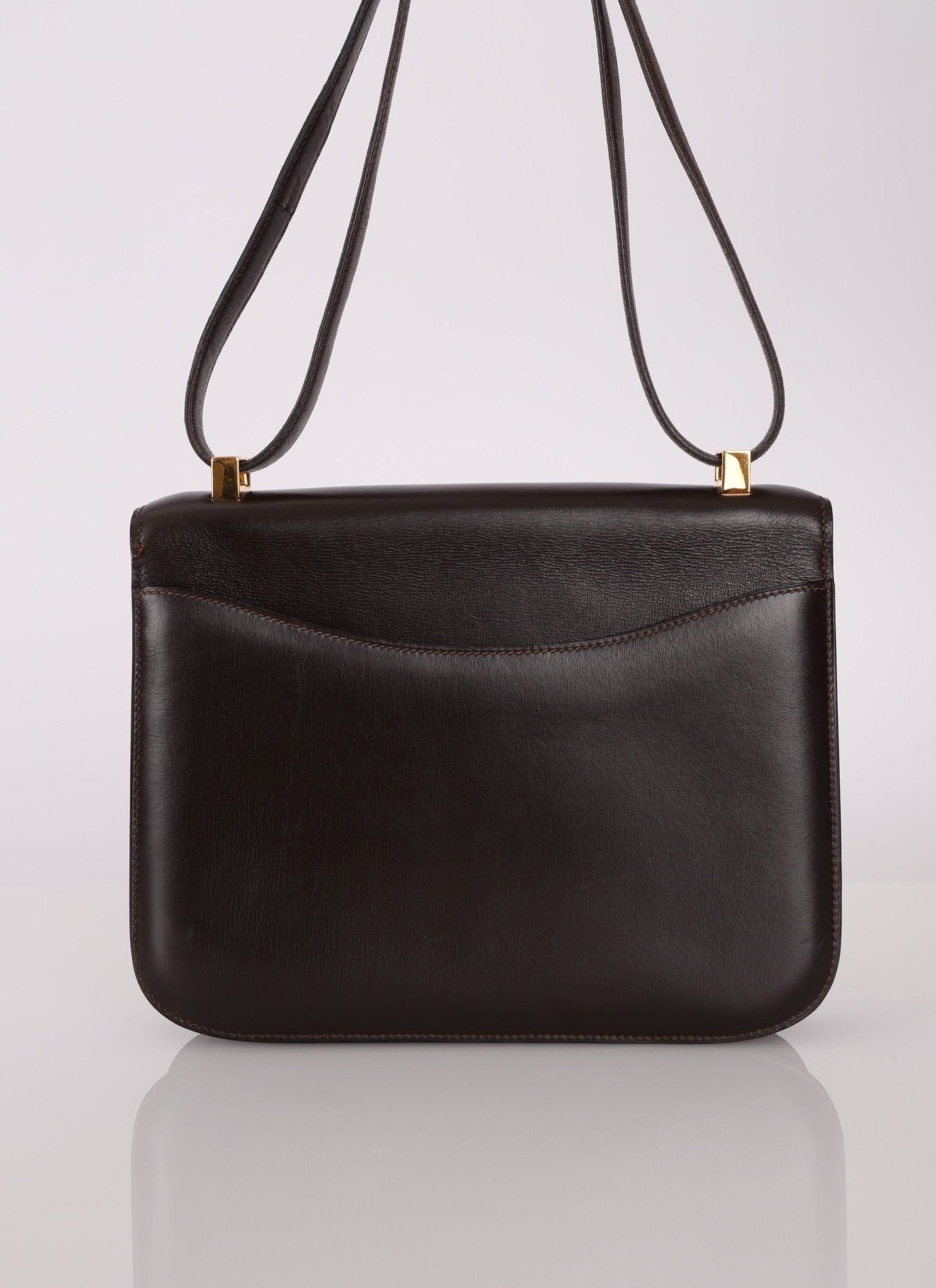 Hermès 1976 Chocolate Constance 23 GHW - FashioNica