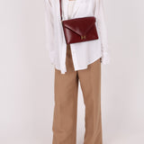 Hermès 1977 Rouge Boxcalf 2 - Way Lydie Bag GHW - FashioNica