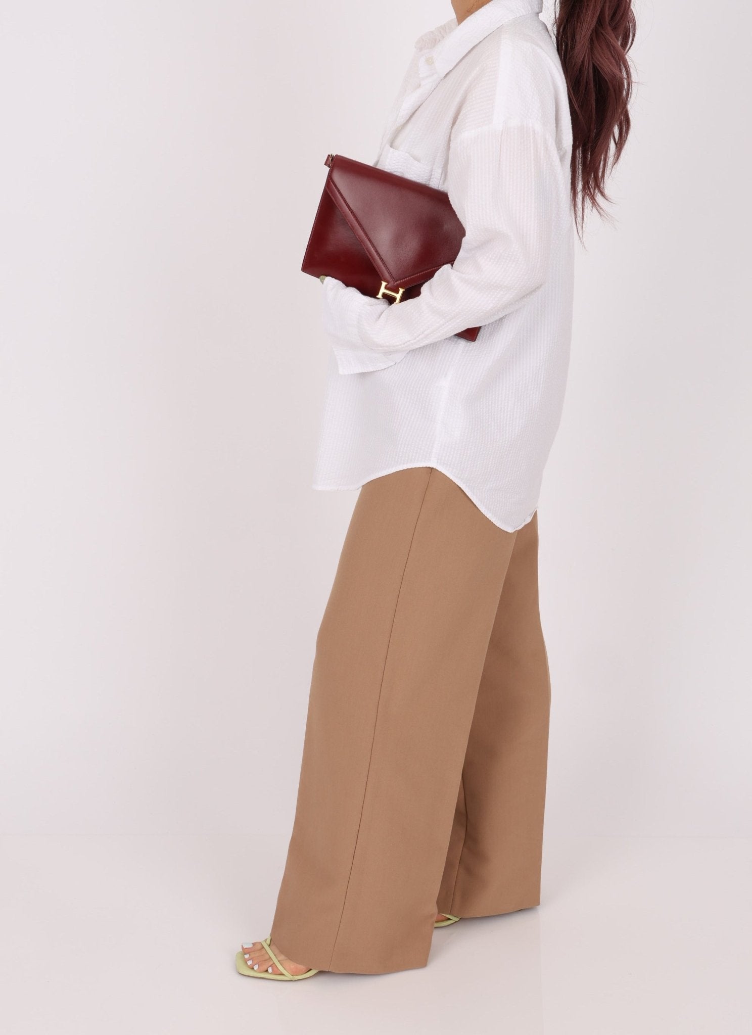 Hermès 1977 Rouge Boxcalf 2 - Way Lydie Bag GHW - FashioNica