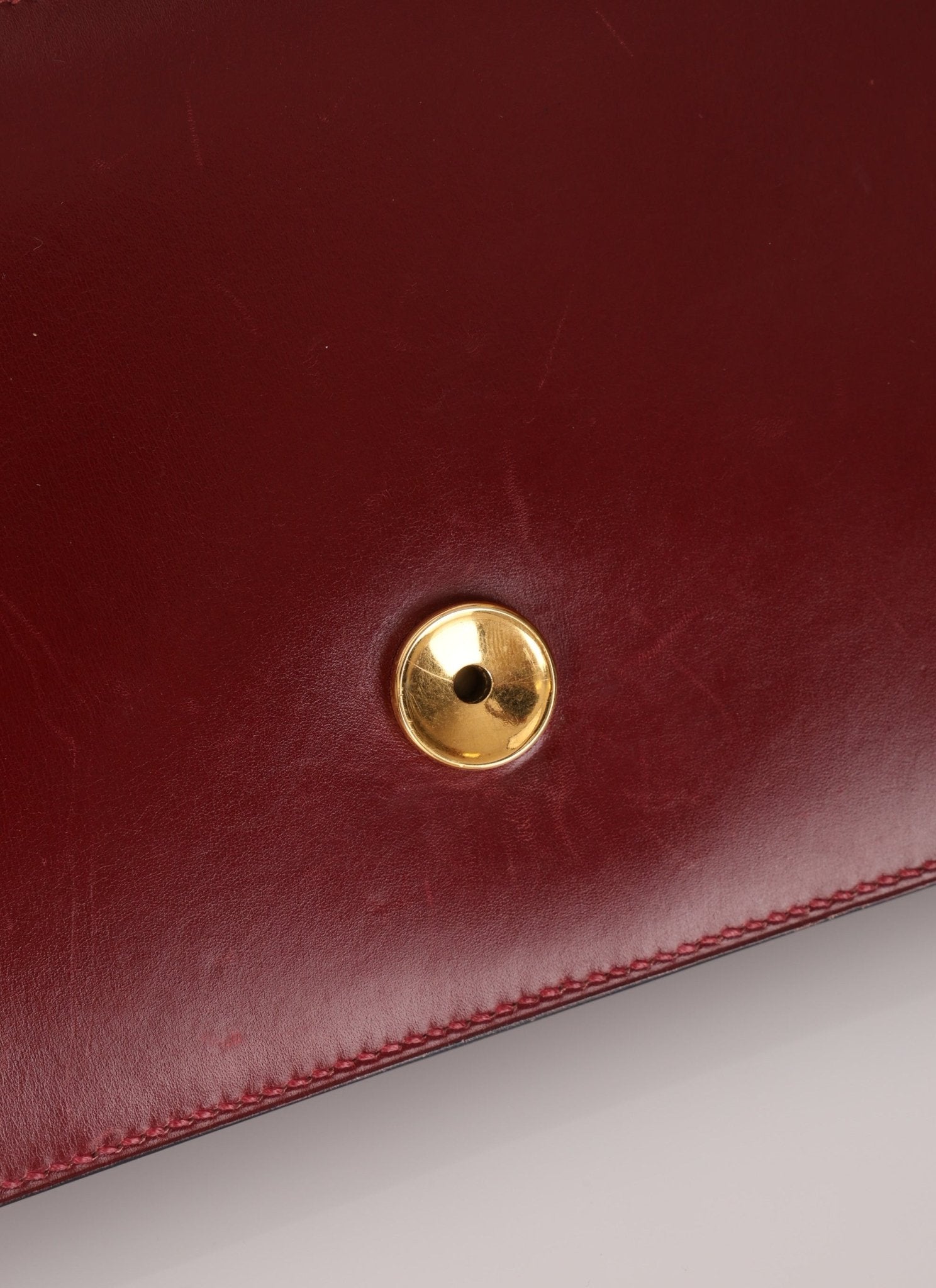 Hermès 1977 Rouge Boxcalf 2 - Way Lydie Bag GHW - FashioNica