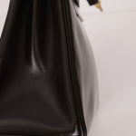 Hermès 1979 Chocolate Box Retourne Kelly 32 with Strap - FashioNica