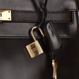 Hermès 1979 Chocolate Box Retourne Kelly 32 with Strap - FashioNica