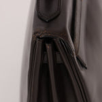 Hermès 1979 Chocolate Box Retourne Kelly 32 with Strap - FashioNica