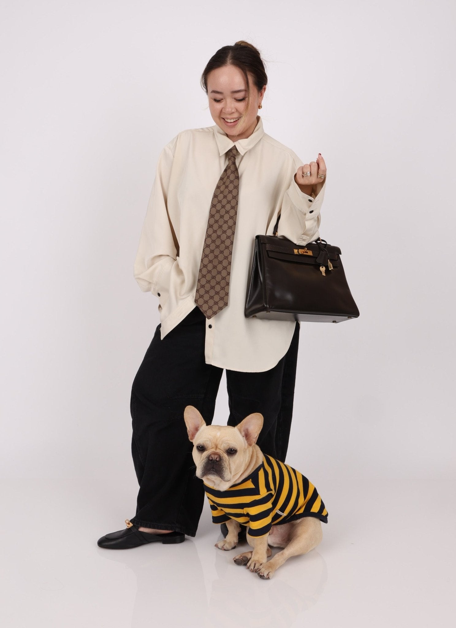 Hermès 1979 Chocolate Box Retourne Kelly 32 with Strap - FashioNica