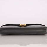 Hermès 1982 Graphite Box Lydie GHW - FashioNica