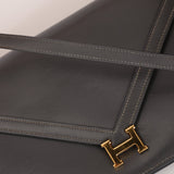 Hermès 1982 Graphite Box Lydie GHW - FashioNica