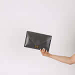 Hermès 1982 Graphite Box Lydie GHW - FashioNica
