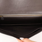 Hermès 1982 Graphite Box Lydie GHW - FashioNica