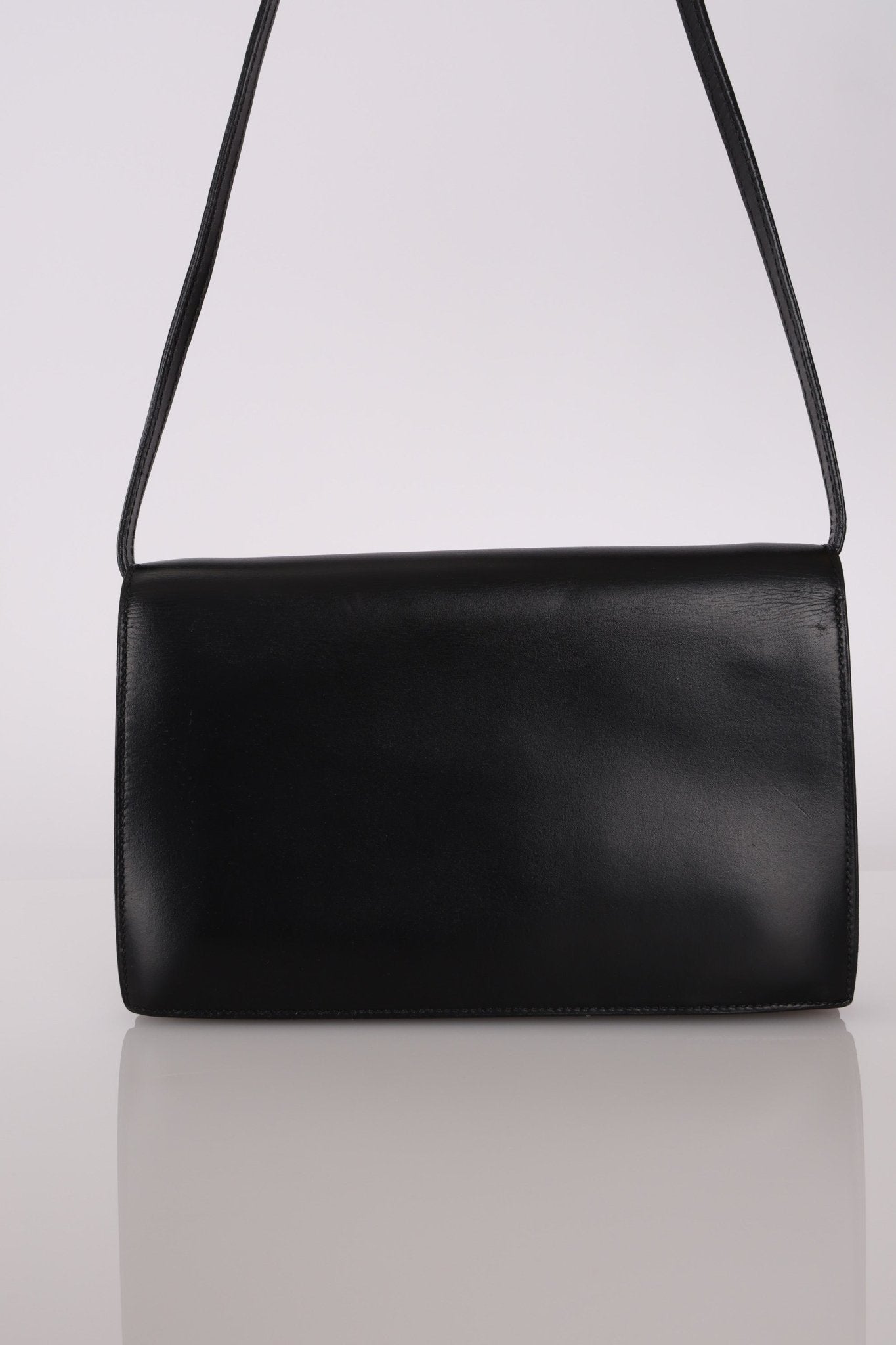 Hermès 1985 Annie Boxcalf Shoulder Bag - FashioNica