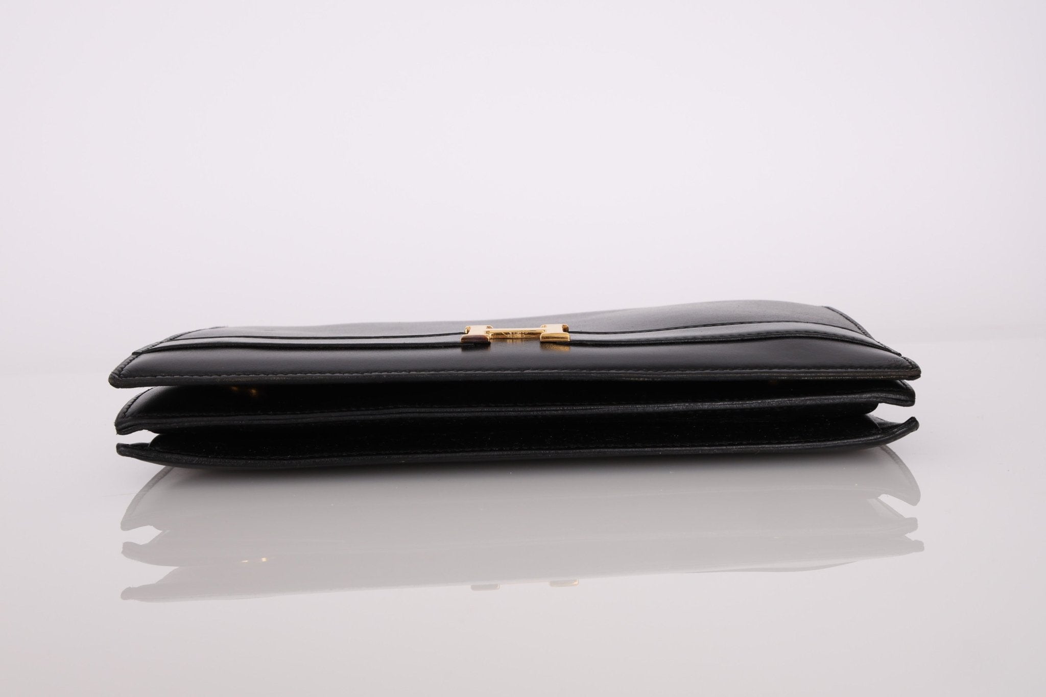 Hermès 1985 Annie Boxcalf Shoulder Bag - FashioNica