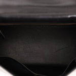 Hermès 1986 Noir Box Kelly 28 Sellier GHW - FashioNica