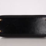 Hermès 1986 Noir Box Kelly 28 Sellier GHW - FashioNica