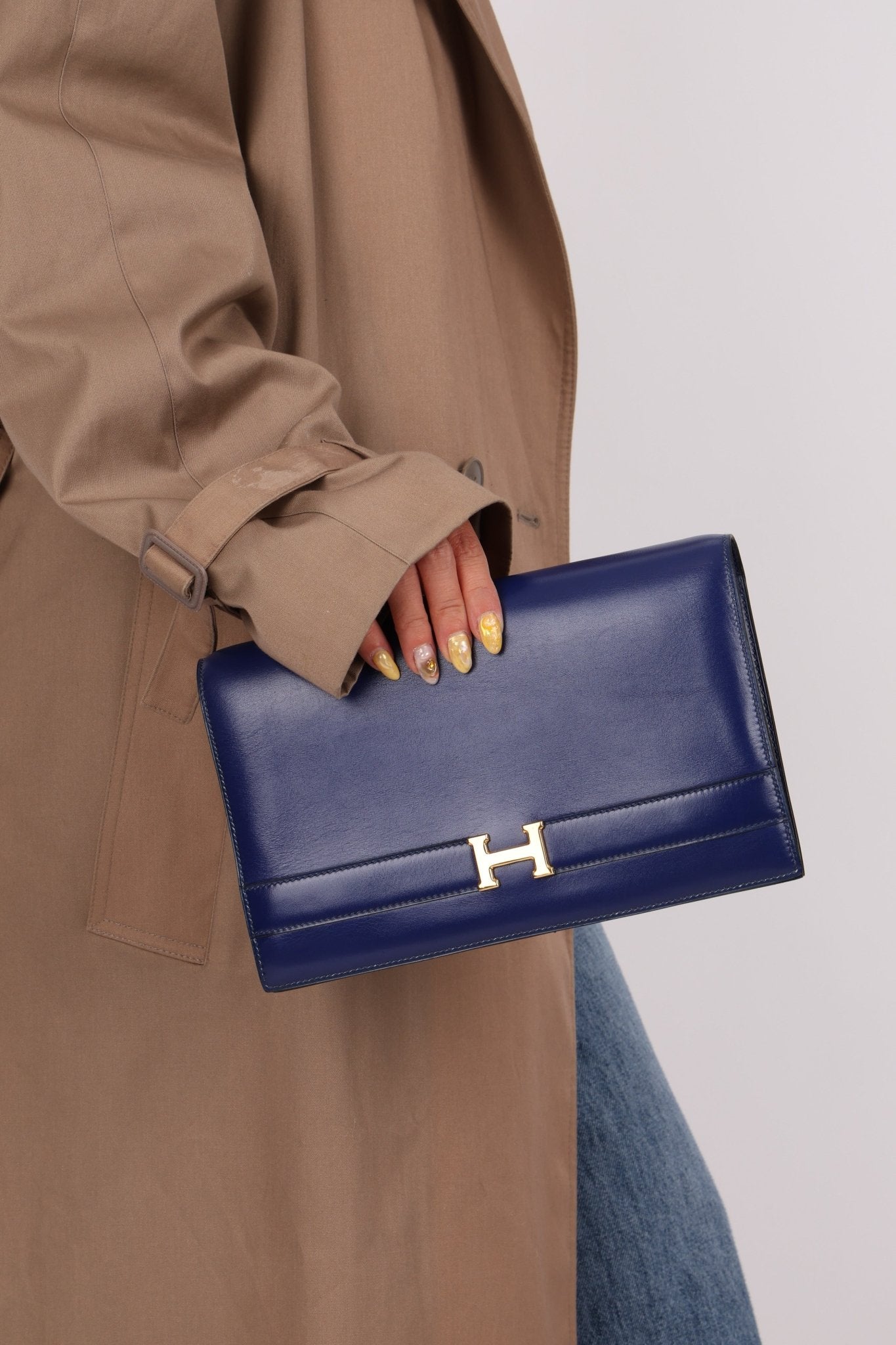 Hermès 1988 Box Sac Annie GHW - FashioNica