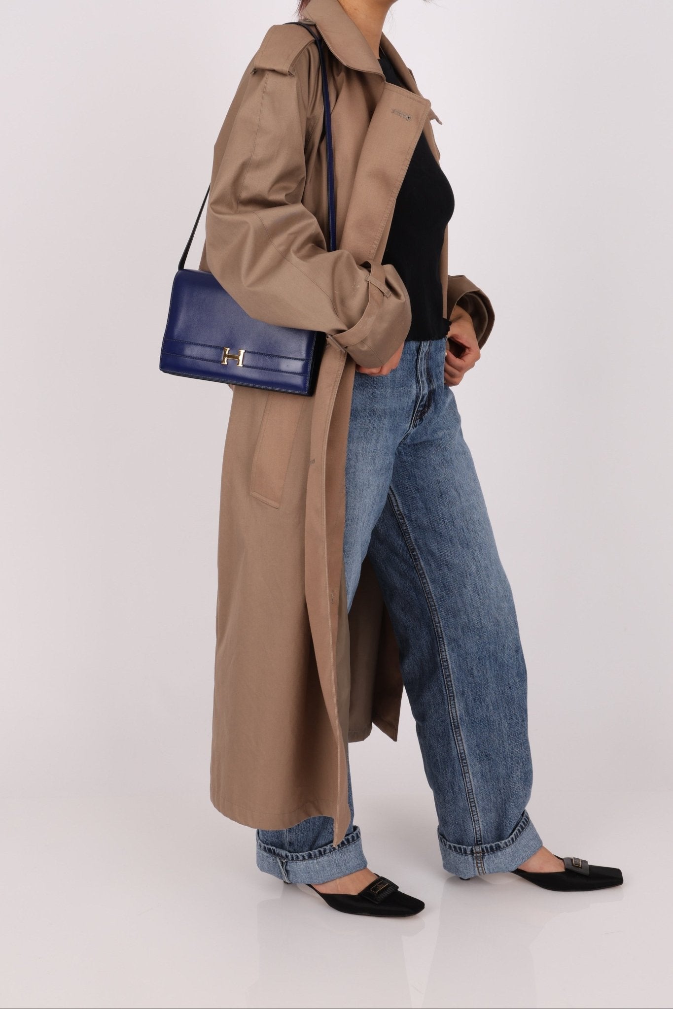 Hermès 1988 Box Sac Annie GHW - FashioNica