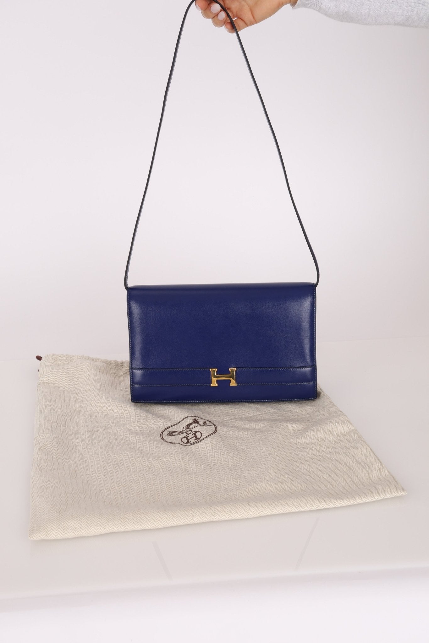 Hermès 1988 Box Sac Annie GHW - FashioNica