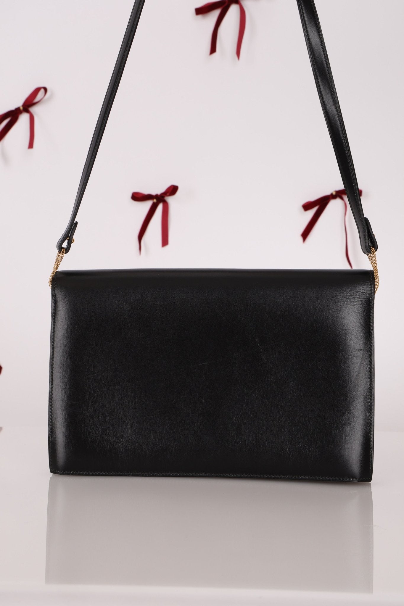 Hermès 1990 Noir Box Lydie GHW - FashioNica