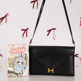 Hermès 1990 Noir Box Lydie GHW - FashioNica