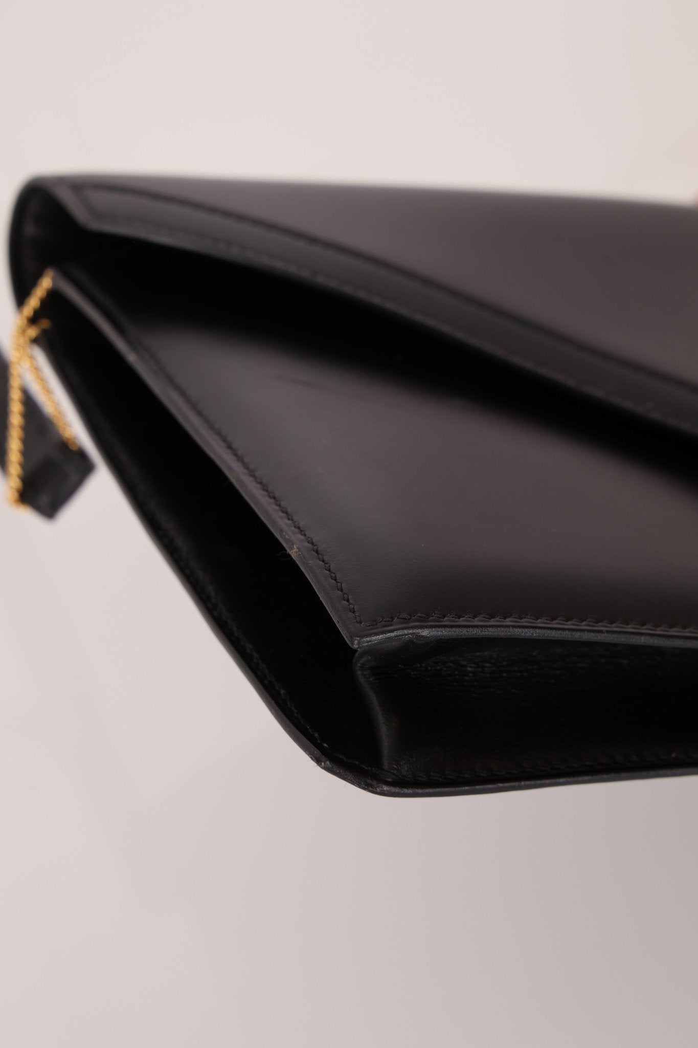 Hermès 1990 Noir Box Lydie GHW - FashioNica