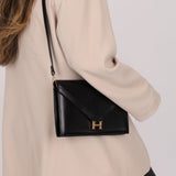 Hermès 1990 Noir Box Lydie GHW - FashioNica