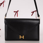 Hermès 1990 Noir Box Lydie GHW - FashioNica