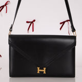 Hermès 1990 Noir Box Lydie GHW - FashioNica