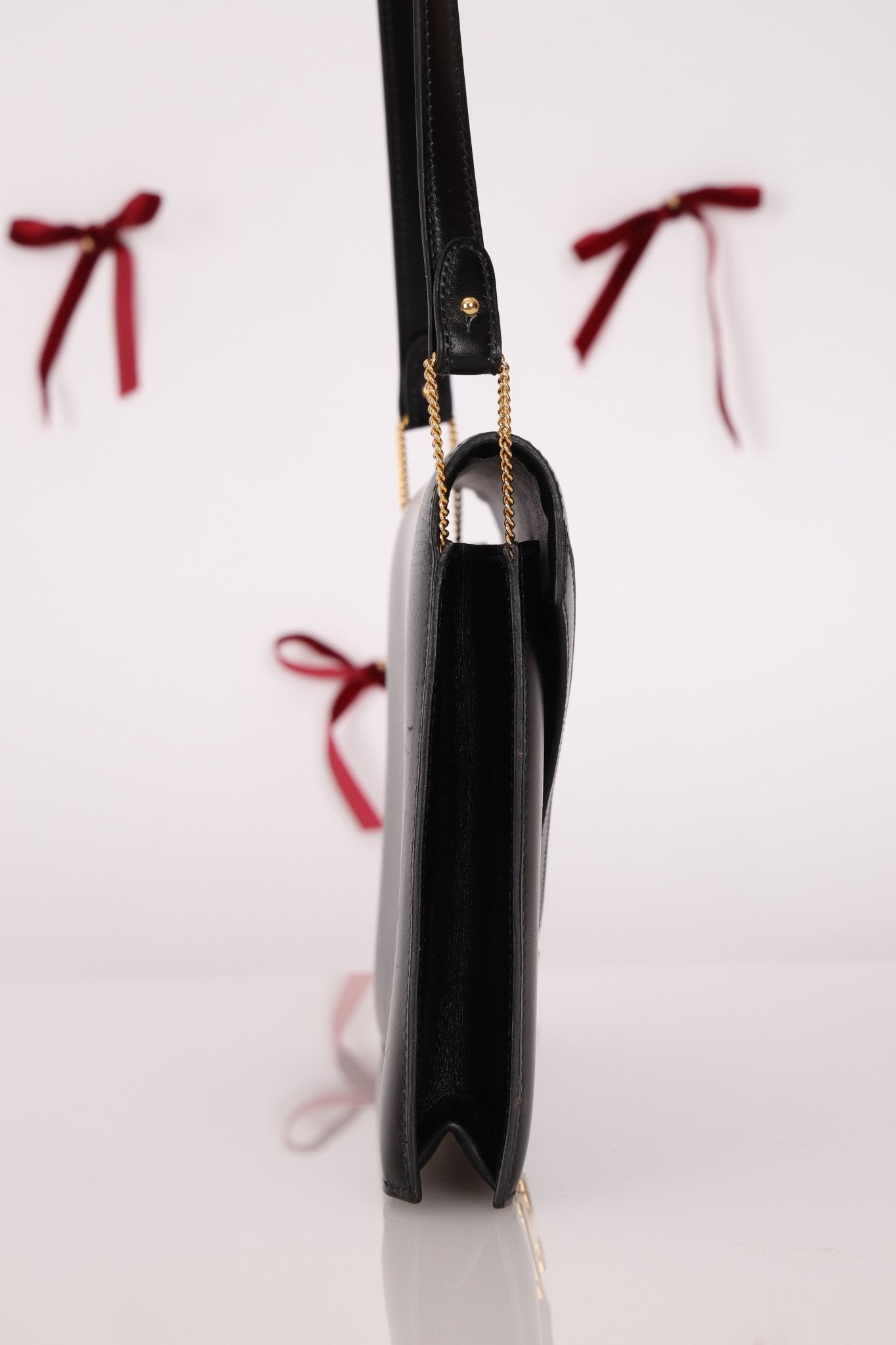 Hermès 1990 Noir Box Lydie GHW - FashioNica