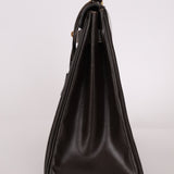 Hermès 1991 Chocolate Box Kelly 35 GHW - FashioNica