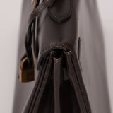 Hermès 1991 Chocolate Box Kelly 35 GHW - FashioNica