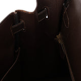 Hermès 1991 Chocolate Box Kelly 35 GHW - FashioNica