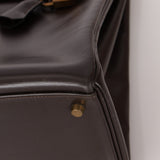 Hermès 1991 Chocolate Box Kelly 35 GHW - FashioNica