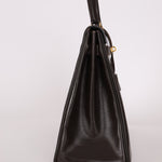 Hermès 1991 Chocolate Box Kelly 35 GHW - FashioNica