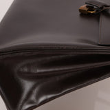 Hermès 1991 Chocolate Box Kelly 35 GHW - FashioNica