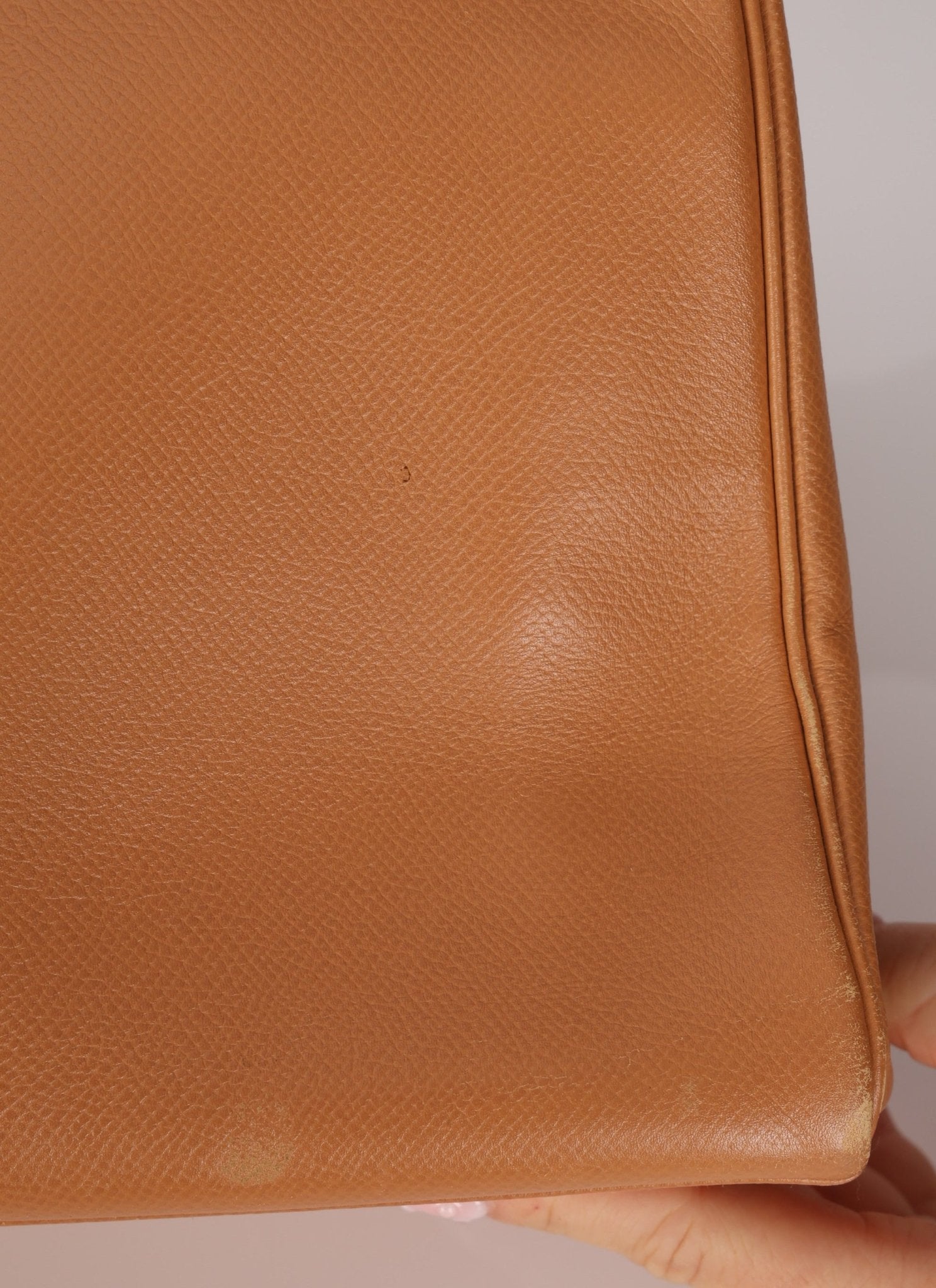 Hermès 1992 Natural Courchevel Retourne Kelly 32 GHW with Strap - FashioNica