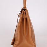 Hermès 1992 Natural Courchevel Retourne Kelly 32 GHW with Strap - FashioNica