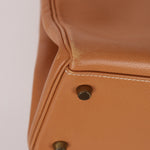 Hermès 1992 Natural Courchevel Retourne Kelly 32 GHW with Strap - FashioNica