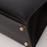 Hermès 1993 Black Box Sellier Kelly 32 GHW - FashioNica