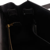 Hermès 1993 Black Box Sellier Kelly 32 GHW - FashioNica