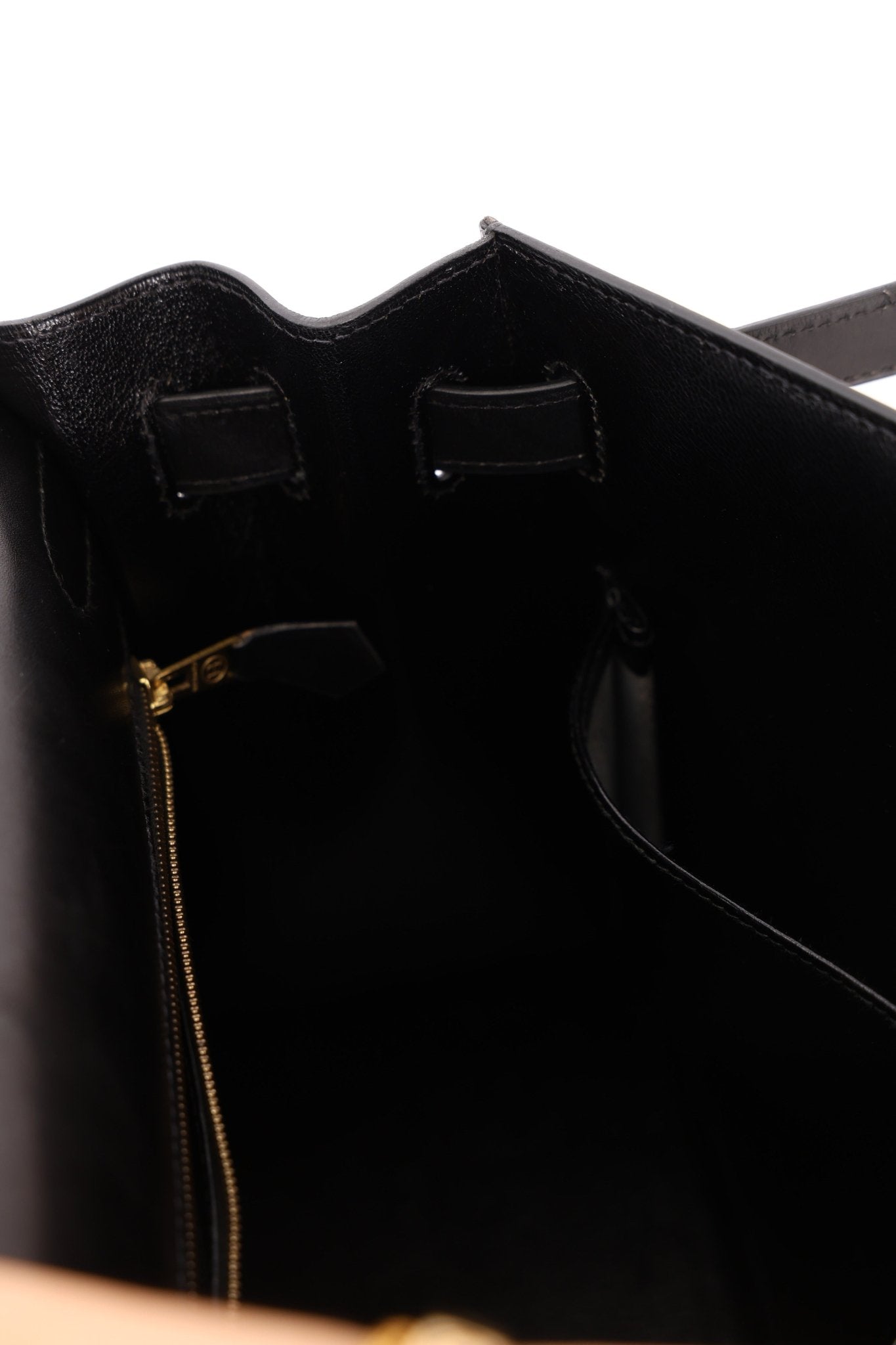 Hermès 1993 Black Box Sellier Kelly 32 GHW - FashioNica