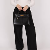 Hermès 1993 Black Box Sellier Kelly 32 GHW - FashioNica