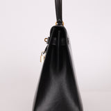 Hermès 1993 Black Box Sellier Kelly 32 GHW - FashioNica