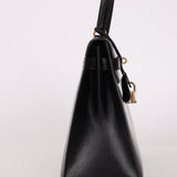 Hermès 1993 Black Box Sellier Kelly 32 GHW - FashioNica