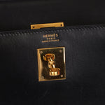 Hermès 1993 Black Box Sellier Kelly 32 GHW - FashioNica