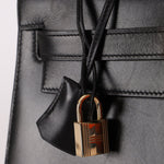 Hermès 1993 Black Box Sellier Kelly 32 GHW - FashioNica