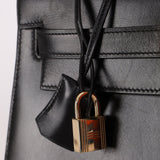 Hermès 1993 Black Box Sellier Kelly 32 GHW - FashioNica